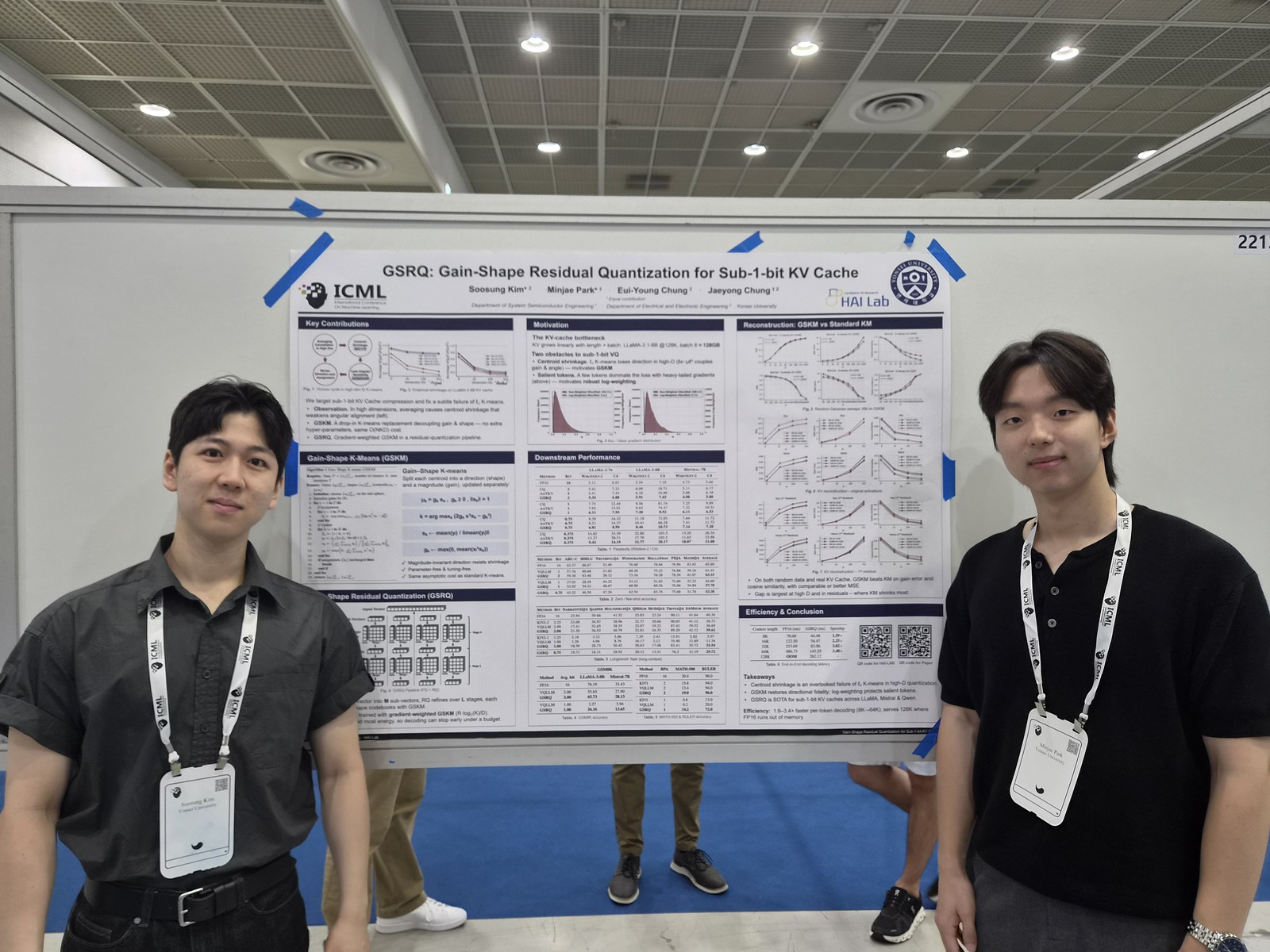 Soosung & Minjae at ICML 2026